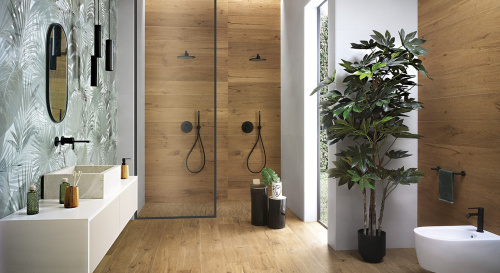 Керамогранит FAP Ceramiche Roots fQNP Gold Chevron R9 7,5х45 фото 2