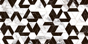 QUA Granite Mosaico Nero 120x60 белый полированная фото
