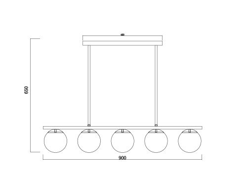 Подвесной светильник Freya FR5199PL-05B фото 4