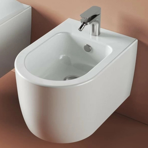 Artceram Monet Биде подвесное 36х52см,, 1 отв,, цвет: белый матовый