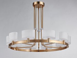 Люстра на штанге Newport 4338+2/C gold фото