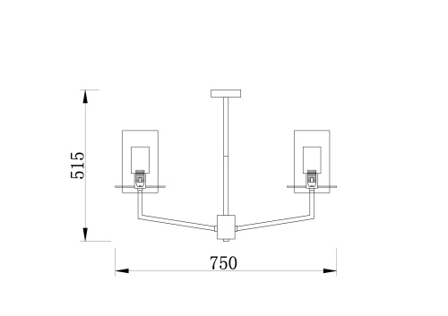 Подвесной светильник Freya FR5206PL-06FG фото 2