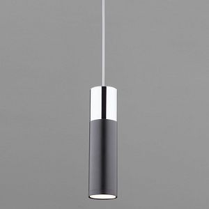 Подвесной светильник Eurosvet 50135/1 LED хром/черный фото