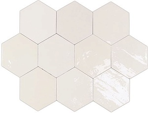 Керамическая плитка WOW Zellige Hexa White 122078 -10.8x12.4 фото