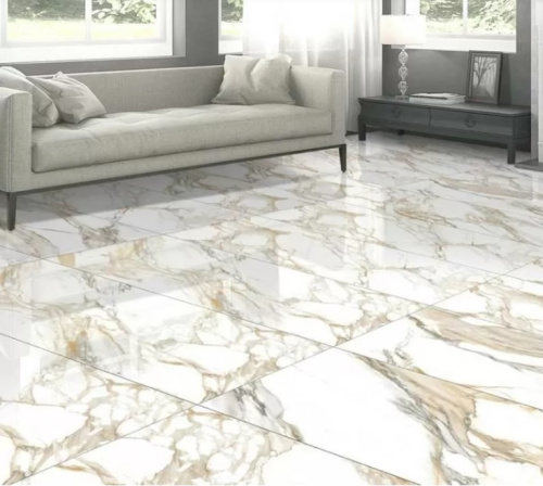 Керамогранит Art&Natura Ceramica Marmo Calacatta Porto Gold 60x120 фото 2