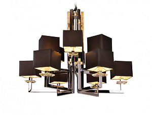 Подвесная люстра Newport 3206+6/C без абажуров фото