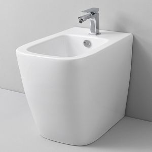 Artceram A16 Биде напольное 36х52 см, 1 отверстие, цвет: матовый белый фото