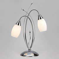 Настольная лампа Eurosvet 22080/2T хром фото