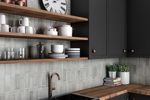 Керамическая плитка Equipe Magma 24960 Grey Stone 6,5x20 фото 2