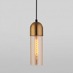 Подвесной светильник Eurosvet 50180/1 янтарный фото