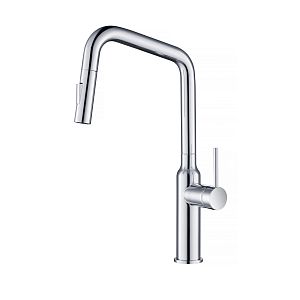 Смеситель для кухни с выдвижной лейкой Timo Saona 2386/00FL хром фото