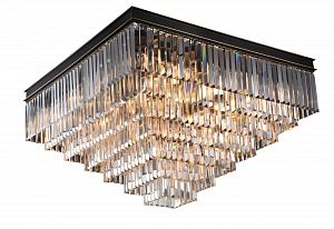 Накладная люстра Newport 31117/PL black+gold фото