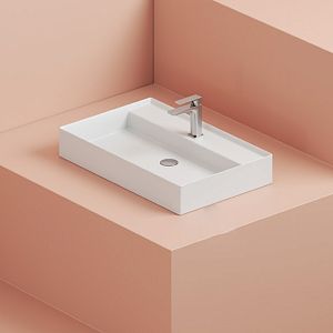 Artceram Scalino Раковина накладная 75х48см, с 1 отв,, без слив перелива, цвет: белый, фото