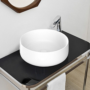 Artceram Cognac Раковина 33,5х16 см, без отв,, накладная, без перелива, цвет: белый матовый фото