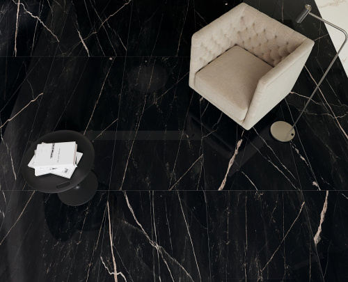 Керамогранит 610015000619 Empire Calacatta Black Rett Lapp 60x120 фото 2