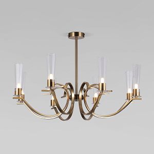 Люстра на штанге Eurosvet 60141/8 латунь фото