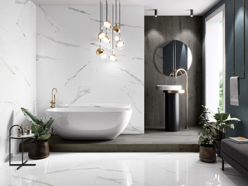 Керамогранит Pamesa Cellini M Blanco Compacglass Rect R10 60x12 фото 2