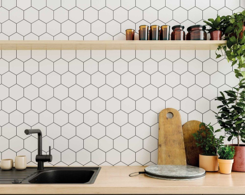 Керамогранит DNA Bee Off White 124259 11,5x10