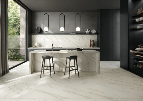 Керамогранит 610010002347 Metropolis Calacatta Gold Nat Rett 60x120 фото 2