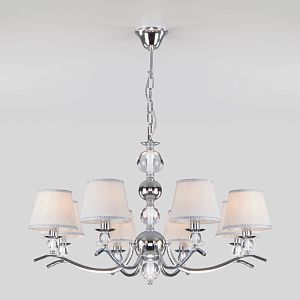 Подвесная люстра Eurosvet 60097/8 хром фото