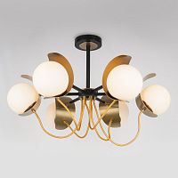 Люстра на штанге Eurosvet 70110/6 черный фото