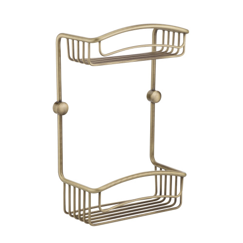 Решетка двойная Migliore Complementi L20xP10xH30 см, бронза 22026