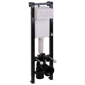 Система инсталляции Migliore Quadra h1150x300 мм для подвесного WC, с возможностью угловой установки (крепление стена-пол, без клавии) 20453 фото