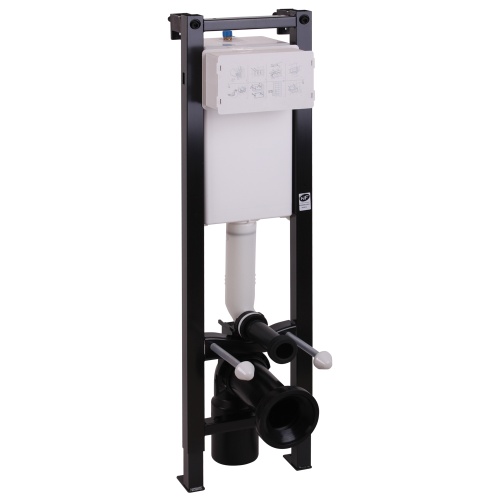 Система инсталляции Migliore Quadra h1150x300 мм для подвесного WC, с возможностью угловой установки (крепление стена-пол, без клавии) 20453