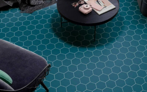 Керамогранит DNA Bee Blue 124264 11,5x10 фото 2