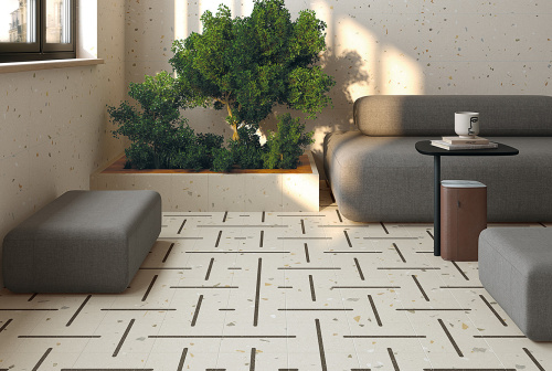 Керамогранит Arcana Croccante 8065 Cannoli Grafito 20х20 фото 2