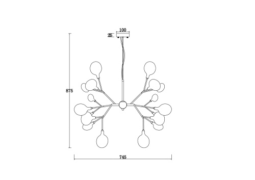 Подвесной светильник Freya FR5049PL-27W фото 2
