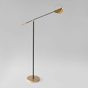 Торшер Eurosvet 01143/1 черный/золото фото