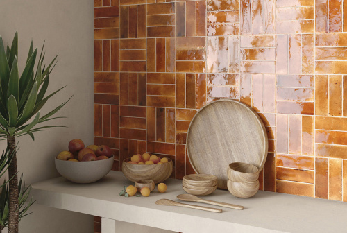 Керамическая плитка Equipe Hanoi 30066 Arco Burnt Red 6.5x20 фото 2