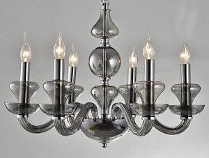 Подвесная люстра Newport 1906/S fume фото