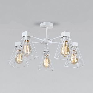 Люстра на штанге Eurosvet 70107/5 белый фото