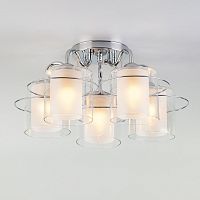 Люстра на штанге Eurosvet 30160/5 хром фото