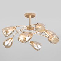 Люстра на штанге Eurosvet 30168/8 матовое золото фото