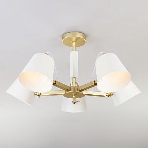 Люстра на штанге Eurosvet 70083/5 золото фото