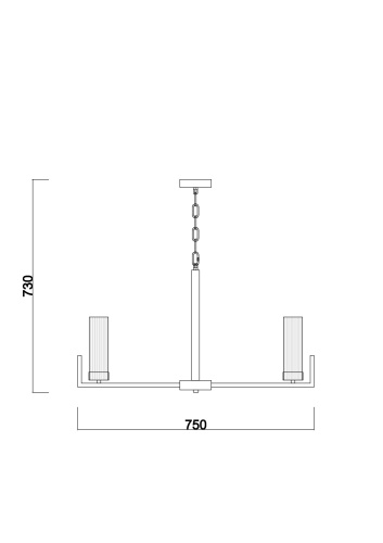 Подвесной светильник Freya FR5214PL-08CH фото 2