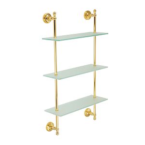 Витрина Migliore Mirella настенная 40х72 см, стекло/золото 17313 фото