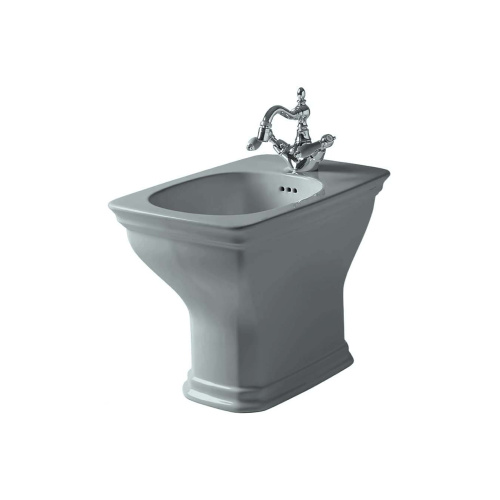 Artceram Civitas Биде напольное 36x54 cм, 1 отверстие, цвет: серый