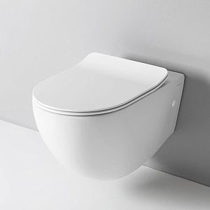 Artceram FILE 2,0  Унитаз подвесной безободковый 36х52 см, с креплениями, цвет: белый фото