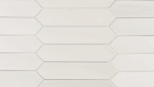 Equipe Lanse Настенная керамическая плитка White 5x25 глазурованный матовый фото