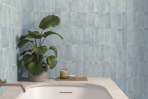 Керамическая плитка Equipe Sabbia 31887 Storm Blue 6.5х20 фото 2