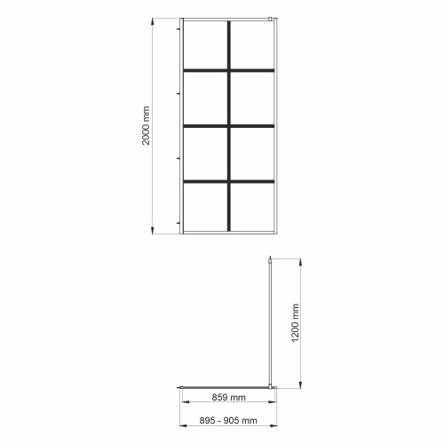 Wasserkraft Glan 66W39 Душевая перегородка фото 2