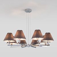 Подвесная люстра Eurosvet 60136/8 хром/графит фото