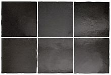 Керамическая плитка Equipe Magma 24972 Black Coal 13,2х13,2 фото