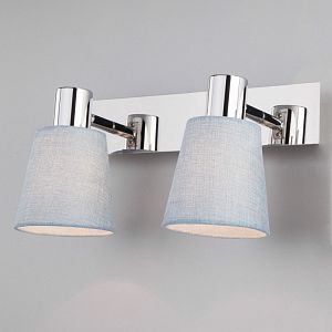 Бра Eurosvet 20080/2 хром/голубой фото