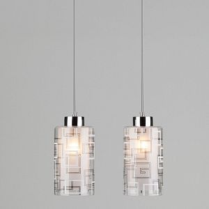 Подвесной светильник Eurosvet 50002/2 хром фото