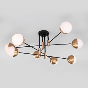 Люстра на штанге Eurosvet 70129/8 латунь фото